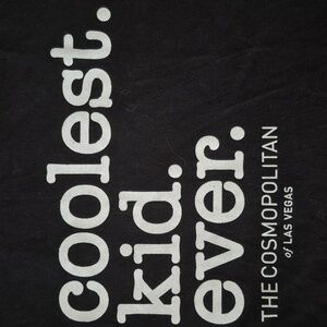 Coolest Kid Ever Tee Youth L The Cosmopolitan Las Vegas T-shirt Fits Adult XS